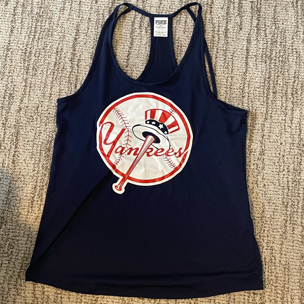 VS Pink NY Yankees tank top